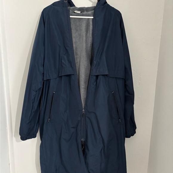 Navy Blue Hooded Parka - Picture 1 of 6